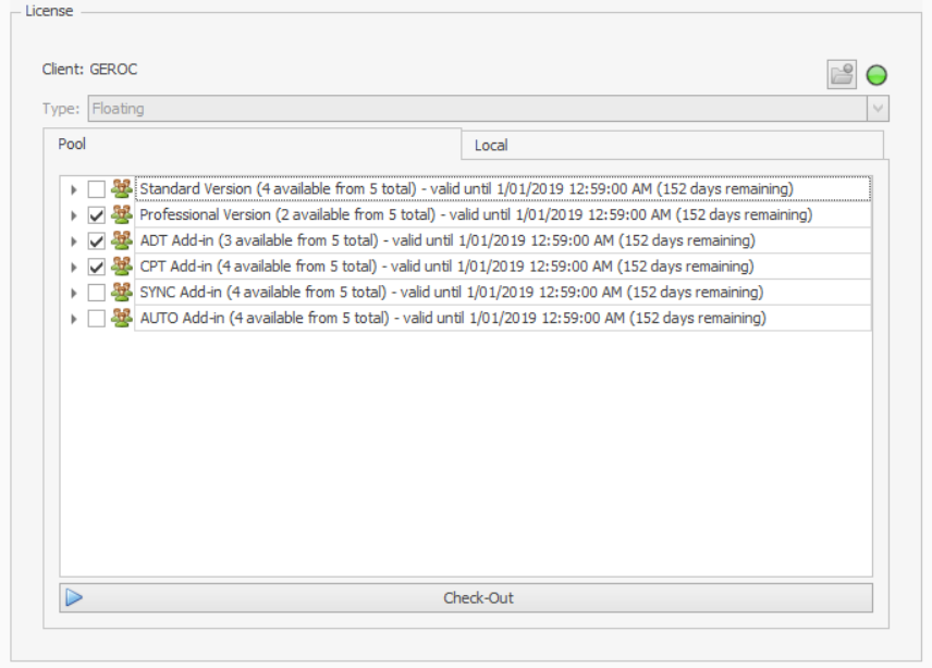 LicenseSettings_CheckoutSelection