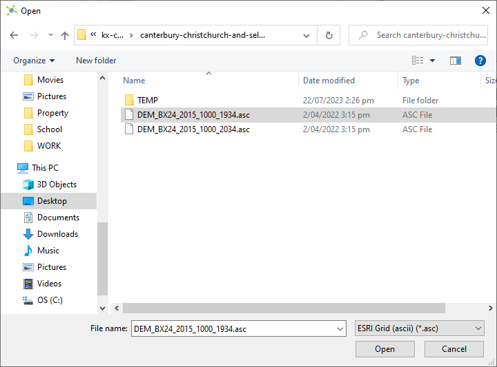 Model_Ribbon_External_Import_ASC_FileExplorer