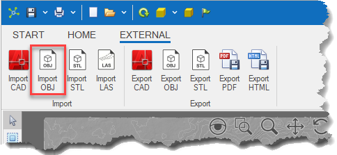 Model_Ribbon_External_Import_OBJ