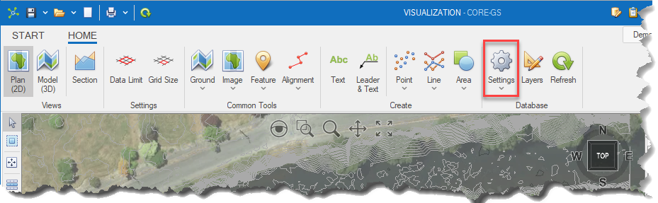 Model_Ribbon_Home_Database_Settings