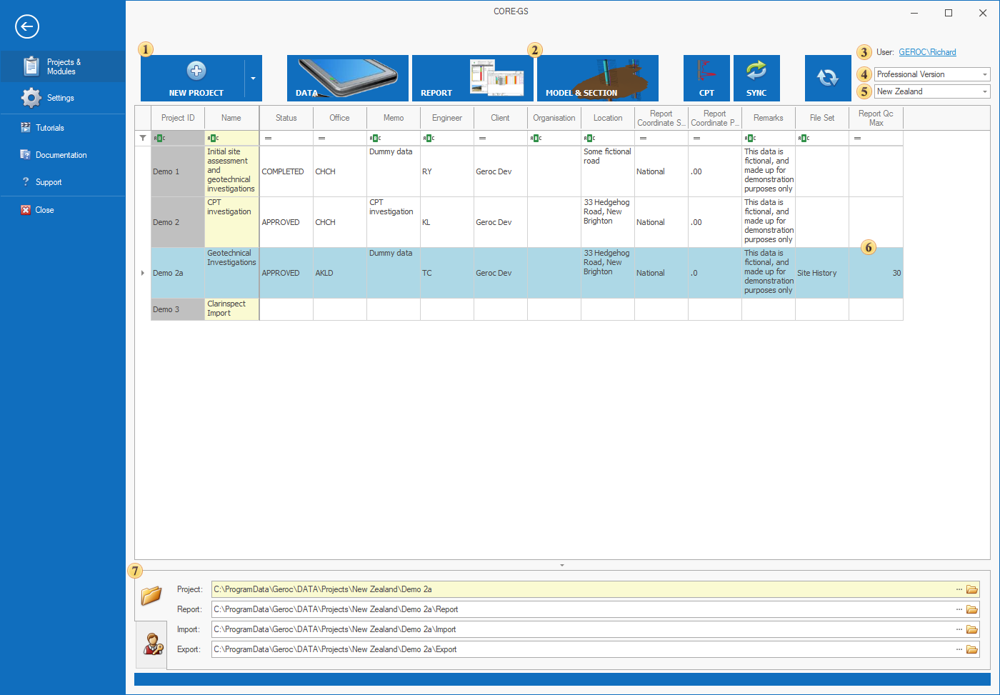 Start_Overview_ProjectsAndModules_Annotated