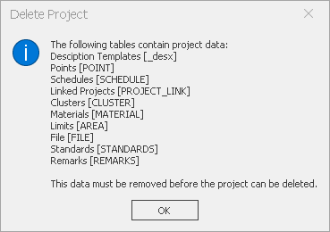 Start_Projects_Delete_DataExists