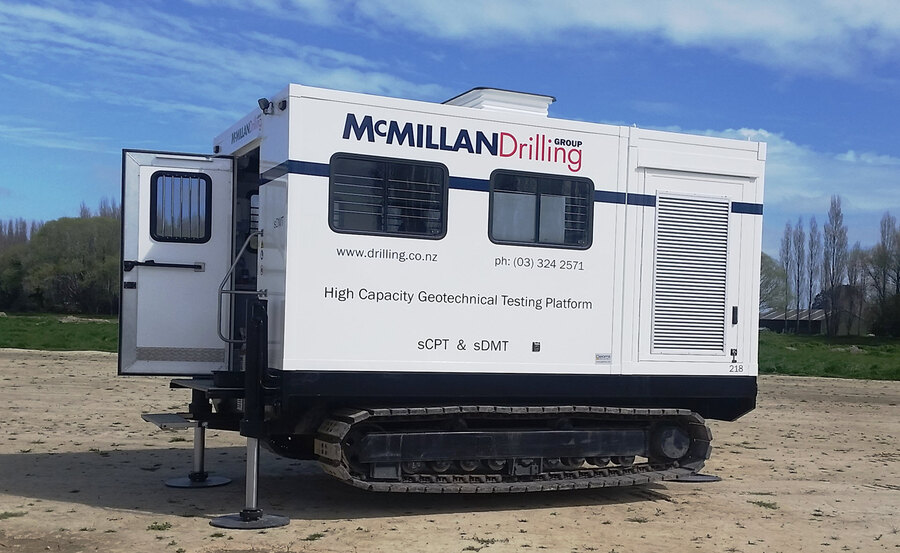 McMillan Drilling high-capacity geotechnical testing platform